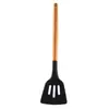 Juego de Utensilios de Cocina de Silicona Juego de 12 Piezas Juego de Utensilios de Cocina con Mango de Madera Antiadherente Olla de Silicona para Cocinar Espátula Cuchara Escoba Utensilios de Cocina de Silicona