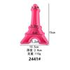 Molde de silicone para bolo com Torre Eiffel de Paris decoração de bolo DIY vela aromaterapia gesso decoração molde