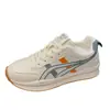 Zapatos Deportivos Casuales Retro de Cuero para Mujer de Talla Grande Transfronterizos, Nuevos Zapatos Deportivos de Comercio Exterior Otoño 2025 para Mujer