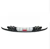 Adecuado para Toyota Vios 14-16 y Yaris 13-15, spoiler trasero tipo labio con escape de cuatro salidas, modificación universal de carrocería de automóvil