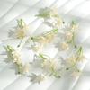 K Novo Modelo 3 Flores Orquídea Artificial Grampo de Cabelo Flor Chapéu de Formatura Coroa de Flores Acessórios de Chapéu Materiais Arte Floral