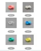 No. 32 Bolas de Gashapon Huevo 4cm Cápsula Pequeña de Gashapon Empaque Huevo de Cáscara Juguete Abriendo Mini Máquina de Gashapon Cáscara Vacía de Plástico