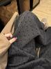 Calça Risca de Giz com Bolinhas Outono Inicial Versátil Nova Roupa Feminina Calça Reta G880