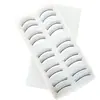Práctica de Cabello Pestañas Postizas Salón de Belleza Práctica de Injerto Injerto Individual Diez Pares Fabricante Venta al por Mayor Estudiante de Pestañas Injerto