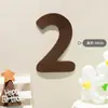 Bandeirola de puxar de feltro para aniversário infantil decoração de festa de aniversário de bebê bandeira triangular Mori tecido não tecido bandeirola digital