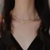 Colar de Pérolas Xiaomi Good Luck Pingente de Pérola Versátil Leve Luxo Corrente de Clavícula em Camadas 2026 Nova Corrente de Suéter Corrente de Pescoço