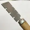 Cuchilla de sierra de banda con dientes de engranaje para recortadora, ranura de sierra, alicates, herramienta de hoja de sierra de estilo antiguo, abridor de trayectoria de sierra, divisor, abridor de trayectoria de sierra