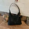 Bolsa de Hombro Retro Mate de Comercio Exterior para Viajes Diarios Mujer Nueva Moda Otoño e Invierno 2025 Gran Capacidad Bolso Bandolera Bolso Cubo