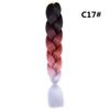 Xuchang Peruca Acessórios de Cabelo Seda de Alta Temperatura Trança Grande Africana Jumbobraid Fibra Química Colorida Montagem Mista Venda Quente Dreadlocks