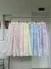 Saia Jacquard Bordada Estilo Francês de Cintura Alta, Novo Estilo Verão 2026, Elegante de Caimento Solto, Versátil, Emagrecimento, Saia Longa Evasê