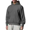 Sudadera con capucha de forro polar para hombre, color liso, deportiva, nueva, de importación, europea y americana, para primavera y otoño de 2026, al por mayor