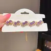Pulsera geométrica redonda ovalada retorcida de circón de lujo ligero, sensación vintage francesa de alta gama, accesorio de mano exquisito y único