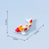 Paisaje en Miniatura Creativo Serie de Peces Koi Multicolor Figuras Lindas Peces de Estanque Acuario Paisajismo Decoraciones DIY Accesorios Colgantes Adornos Pequeños