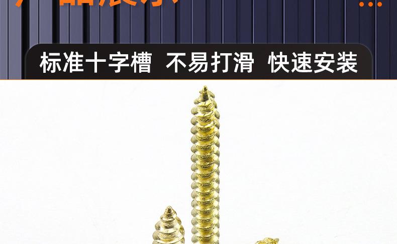 304不锈钢镀金色十字沉头自攻螺丝_03_16.jpg
