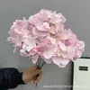 Flores Artificiales, Ramo de Hortensias de 5 Cabezas, Verano Interminable, 27 Piezas, Materiales Florales para Decoración de Bodas y Hogar, Flores de Cinco Cabezas
