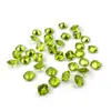 Piedra Suelta Facetada de Peridoto Natural Personalizada Accesorios para Cara de Anillo DIY Artesanías Cruce de Fronteras Diamante Incrustado Corte de Diamante Fondo Puntiagudo