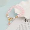 Pulseira de Cristal Colorida Estilo Coreano Nova de Inverno para Meninas DIY Fresca e Fashionable Pulseira de Florzinha Joia da Moda para Instagram