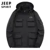 Chaqueta de aviador nueva 2024 para hombre, chaqueta de primavera y otoño, traje de vuelo, chaqueta de trabajo funcional con múltiples bolsillos