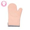 Guantes de silicona + algodón con patrón ondulado antideslizante, resistentes al desgaste y anti-escaldaduras, guantes protectores para horno microondas, de silicona para cocina y horno.