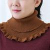 Cuello Postizo Cuello Protección Cuello Nuevo Otoño e Invierno Cortavientos Cuello Tejido Cálido Cuello Coreano Todo Fósforo Protección Columna Cervical Suéter
