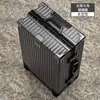 Maleta de Una Pieza para Viaje, Maleta con Marco de Aluminio para Estudiantes Mujeres, Unisex, Bolsa de Equipaje de 20 pulgadas con Combinación de Contraseña y Ruedas Universales