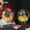 Caja de Empaque de Flores para Pastel Bola de Cristal Navideña Atmósfera Navideña Bola de Regalo Caja de Regalo para Nochebuena DIY Caja Vacía