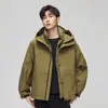 Jaqueta Masculina Inverno 2025 Nova Marca de Moda Americana Jaqueta Casual Esportiva de Verão Roupas para Meninos