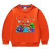 Suéter de cuello redondo de manga larga para niños y niñas, ropa de estilo coreano con dibujos animados de primavera y otoño de 2023, de algodón, para bebés, pequeños y medianos.