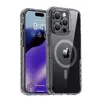 Funda Personalizada Adecuada para Teléfono Móvil Apple 15Promax Magsafe Transparente Iphone16 Funda Protectora Funda de Succión Magnética