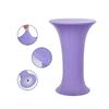 Mantel para Mesa de Restaurante de Moda Transfronterizo Color Sólido Elástico Cubierta para Mesa de Cóctel Base Mesa de Barra Redonda Cobertura Total Fabricante Forma Redonda