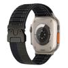 Correa Advanced Sense Tejido de Nylon con Bucle de Patrón de Onda para Apple Watch Hebilla de Paracaídas Tejida Correa de Reloj iwatch