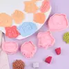 Molde para Galletas 3D Serie Día de San Valentín Realista Cortador de Estampado para Galletas DIY con Diseño de Prensa Tridimensional