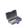 Caja de Exhibición de Plástico Rectangular Transparente Cerradura Caja Vacía Caja de Empaque para Piezas Digitales Caja de Almacenamiento de Ferretería de PP Equipo de Pesca