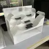 Estante de Exhibición de PVC para Tableros Chevron, Adecuado para Cosméticos, Juguetes, Bebidas y Medicamentos; Tablero Andy Portátil para Supermercados