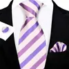 Set de Corbata para Hombre, Caja de Regalo de Lujo para Hombre, Corbata Atada a Mano, Corbata Bordada Jacquard, Diseño de Logo al por Mayor
