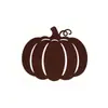 Manteles individuales de fieltro grueso con forma de calabaza, tapetes de mesa resistentes al calor calados para Acción de Gracias y Halloween, decoraciones festivas transfronterizas