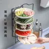 Plato de Preparación para Platos, Olla Caliente Doméstica Cocina Estante de Almacenamiento Multicapa, Estante de Almacenamiento para Guarniciones, Dropshipping Exclusivo de Aliexpress