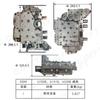 U150E U151E U250E Cuerpo de Válvulas de la Caja de Cambios Adecuado para Toyota Lexus Re-Fabricado