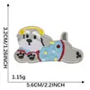 Dibujo Animado Autoadhesivo Mini Lindo Perrito DIY Accesorios de Ropa Decoración Funda de Teléfono Taza de Agua Parche Parche de Tela Bordado