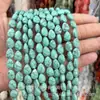 Cuentas Facetadas de Piedra Natural 8x11mm Forma de Gota de Agua Planas para Pulsera Collar DIY Accesorios de Joyería Cuentas Semi-Terminadas Venta al por Mayor