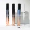 Botella de perfume cuadrada 10ml muestra botella de vidrio recargable para perfume Botella de spray de perfume de alta gama degradada