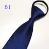 Corbata de Hombre Cremallera Novio Boda Roja 8cm Vestido Negocio Nudo Negro Libre Perezoso Fácil de Tirar Azul Corbata