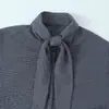 Estilo Europeo y Americano Transfronterizo Z Nueva Moda Elegante Amazon Ropa de Mujer al por Mayor Camisa de Bufanda a Cuadros 1088338