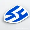 Etiqueta Azul y Blanca Pvc Pegamento Suave Gota Plástico Estampado en Caliente Etiqueta Sello de Pegamento Suave Logo Adhesivo para Sombrero Ropa