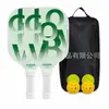 Raqueta de pickleball de grado profesional en colores degradado macarrón para juego recreativo y entrenamiento de adultos y jóvenes