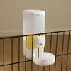Bacia fixa para cães suspensa, gaiola para cães, caixa suspensa, rosto de gato, alimentador automático de água, tigela para cães, anti-batida