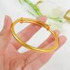 Pulsera de tira y afloja con la antigua ley de herencia de Vietnam Shajin para mujer, sin color, sólida, de nicho, moderna, combinable, sencilla y juvenil.