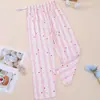 Pantalones de Maternidad Dulces tipo Algodón para Primavera y Verano Xiyue 2026 al por Mayor Que Se Pueden Usar Afuera, Pantalones de Dormir Ajustables con Dibujos Animados Lindos para Mujeres Postparto
