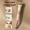 Conjunto de pincéis de maquiagem multifuncional de cabeça dupla direto da fábrica pincel para pó pincel para blush pincel para contorno 3 conjuntos de pincéis de maquiagem pincel