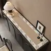 Tapete para Mesa de Aparador Estilo Vintage, Tapete Lavable Retro de Gama Alta para Gabinete de TV, Zapatero, Gabinete de Vino, Tapete Protector para Encimera